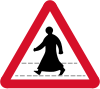 Panneau de signalisation QA W406.svg