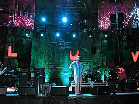 "Bang and Blame" gave R.E.M. their first and only number-one single in Canada. R.E.M. at Stadio Euganeo, Padova, Italy, 2003-07-22 04.jpg