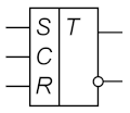 Умовне графічне позначення синхронного RS-тригера