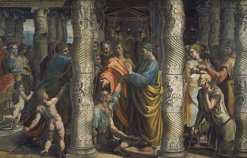 File:Raphael - The Healing of the Lame Man c.1515-6.jpg