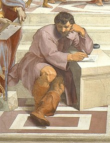 Raphael School of Athens Michelangelo.jpg