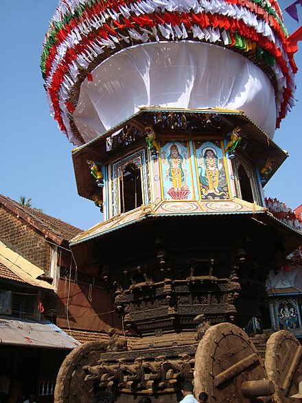 Rathayatra held during Shivaratri festival celebrations
