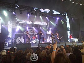 Raunchy na żywo na festiwalu Roskilde w 2008 roku