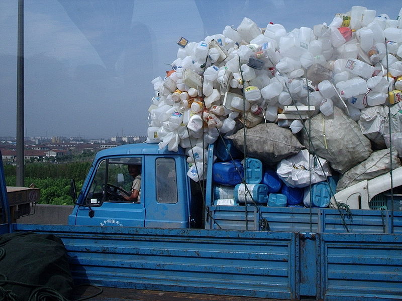 File:Recycling truck, China.JPG