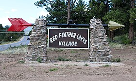 Red Feather Lakes village sign.JPG
