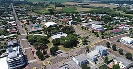 Het centrum van São Domingos van boven gezien
