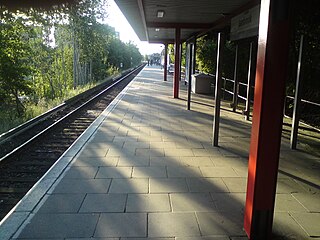 <span class="mw-page-title-main">Iserbrook station</span> Railway station in Hamburg, Germany