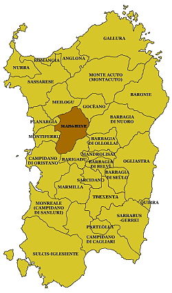 Marghine - Localizzazione