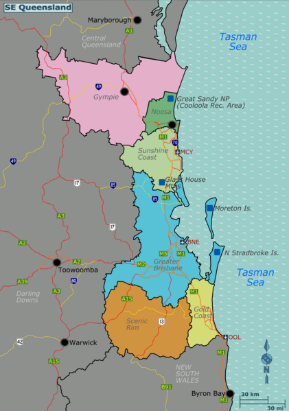 File:SE Queensland regions map.png