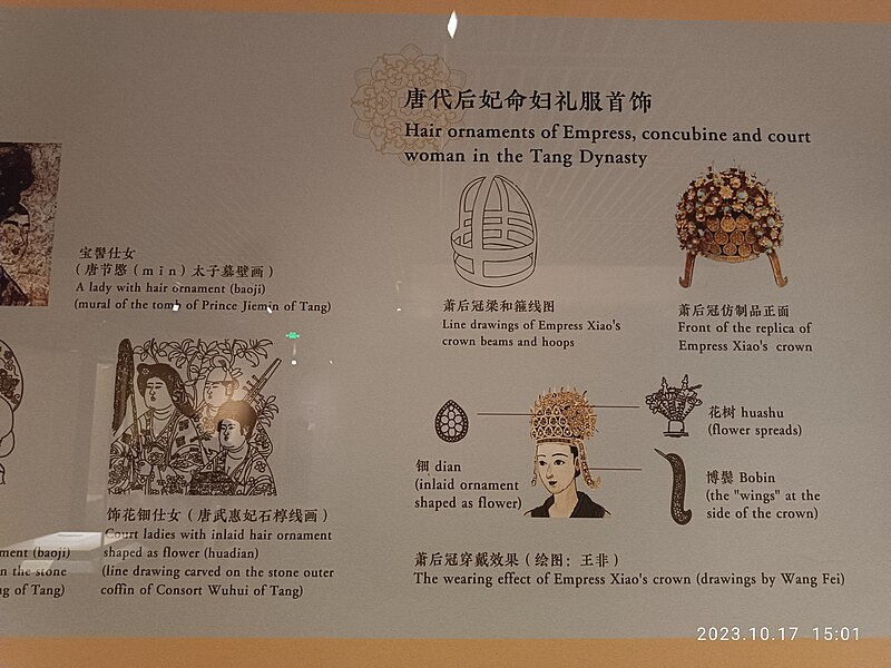 File:SZ Shenzhen 南山 Nanshan 南頭街 Nantou Street 深圳南山博物館 Nanshan Museum 展覽 exhibition 大唐金鄉縣主展 Tang Dynasty County Princess Jinxiang October 2023 R12S 15.jpg