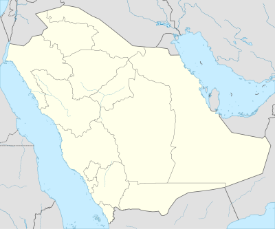 Carte des aéroports de l'Arabie saoudite