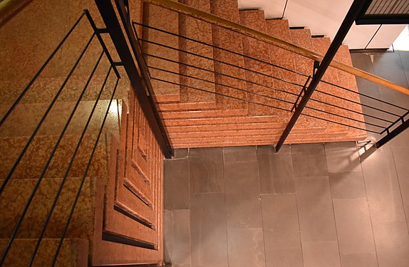 Stair, detail, Palazzo Querini Stampalia, Venice, Italy