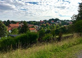 View from Eichberg to Hutberg with Schielo