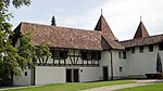 Former castle barn and granary