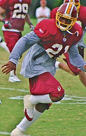 Sean Taylor, first-round draft pick in 2004, played safety for the Redskins until he was fatally shot in November 2007. Sean Taylor.jpg