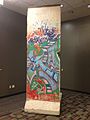 Original part of the Berlin Wall 1989; gift from Daimler-Benz AG to Bill Gates on February 8, 1996. At Microsoft Conference Center in Redmond, Washington