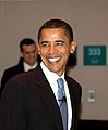 Barack Obama, candidat du Parti démocrate.