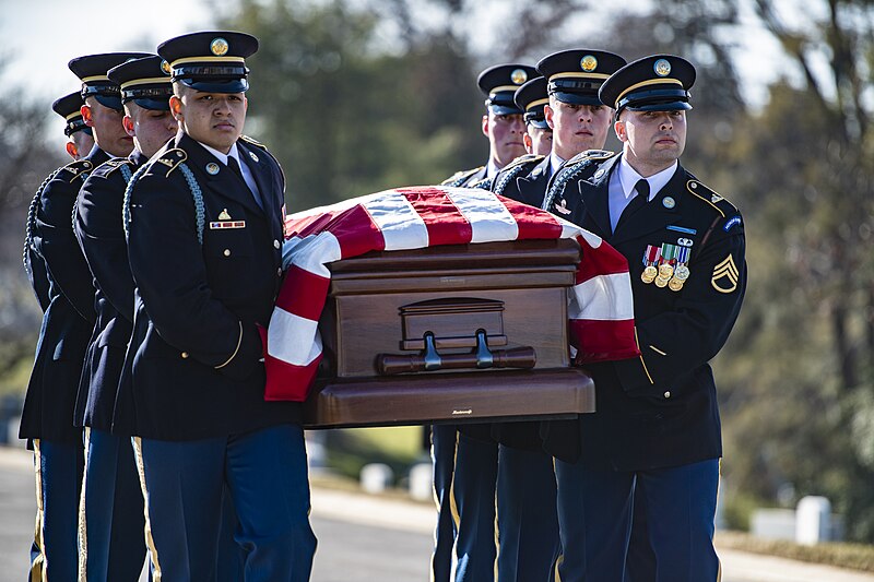 File:Senator Robert Dole received Military Funeral Honors with Funeral Escort at Arlington National Cemetery on February 2, 2022 12.jpg