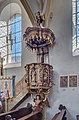 * Nomination Pulpit in the Catholic parish church St. Sigismund in Seußling, Germany --Ermell 07:13, 10 March 2018 (UTC) * Promotion Good focus to main object --Michielverbeek 07:31, 10 March 2018 (UTC)