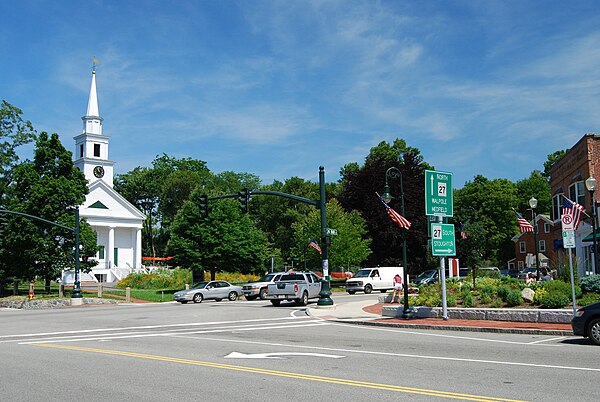 Downtown Sharon in July 2009