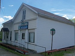 Short Creek Township Meeting Hall on U.S. Route 250