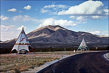 Sierra Blanca Mountains viewable from Texas along Interstate 10 Sierra Blanca Mountains in Texas.jpg