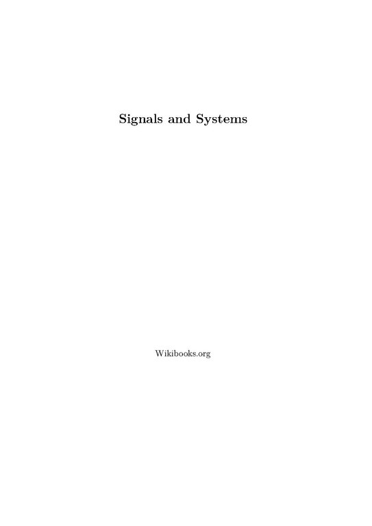 Signals and systems by nagoor kani pdf files pdf