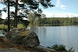 Sjön Pilthyttedammen i Nyköpings kommun.