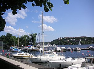 Bergviksvarvet och Mälaren.