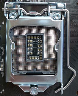 LGA 1151 Intel microprocessor compatible socket