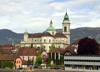Solothurn Cathedral Church in Switzerland