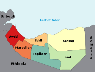 <span class="mw-page-title-main">Regions of Somaliland</span> First-level administrative subdivisions of Somaliland