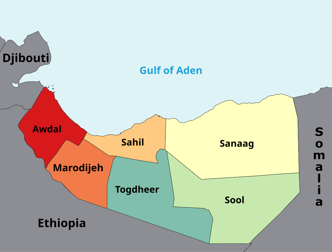 Podział administracyjny Somalilandu