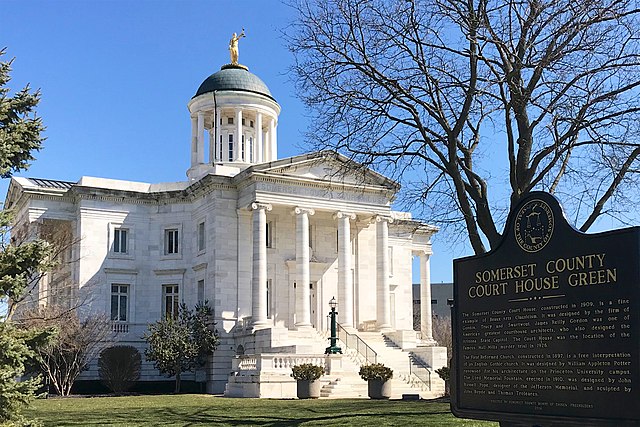 Somerset County courthouse in Somerville, the county seat