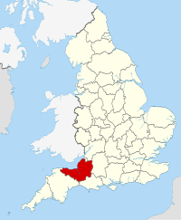 Somerset innerhalb von England