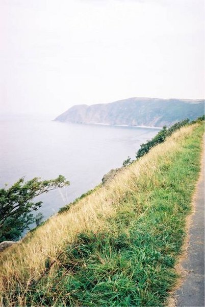 File:South West Coast Path near "Ruddy Ball", Lynton - geograph.org.uk - 238434.jpg