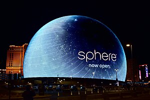 Sphere At The Venetian Resort: Baugeschichte, Außenfassade, Innenraum