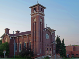 St. Leo's R. C. Church, Lewistown, 1916. St. Leo's Catholic Church (2013) - Fergus County, Montana.png