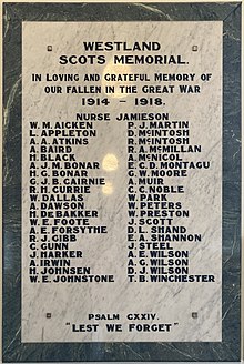 The Westland Scots Memorial inside St Andrew's Church St Andrews Scots Memorial MRD.jpg