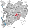 Lage der Gemeinde Stetten im Landkreis Unterallgäu