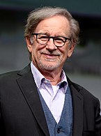 Steven Spielberg at the San Diego Comic-Con in 2017.