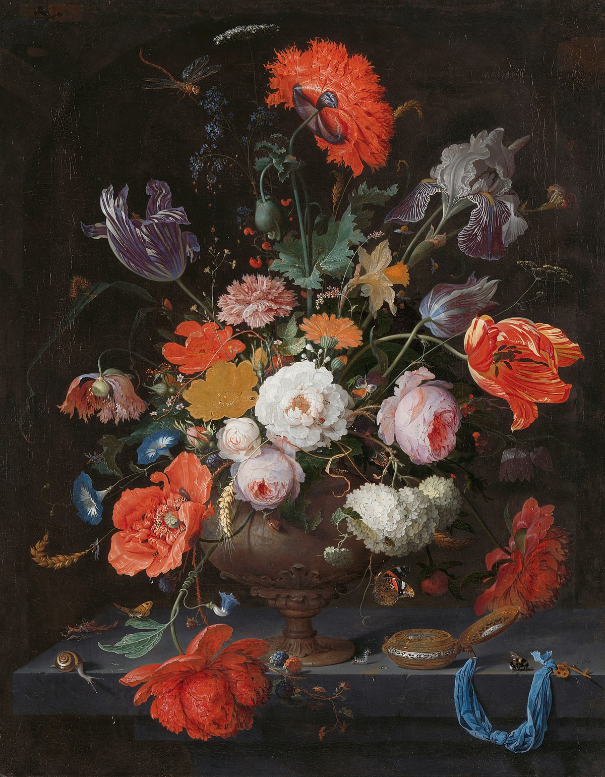 verkouden worden terugvallen mesh File:Stilleven met bloemen en een horloge Rijksmuseum SK-A-268.jpeg -  Wikipedia