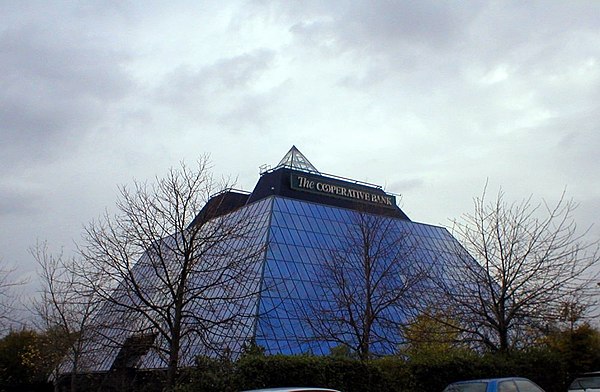 The Stockport pyramid, previously a call centre for The Co-operative Bank