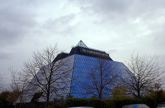 The Stockport pyramid, previously a call centre for The Co-operative Bank