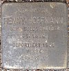 Stolperstein Brahmsallee 6 (Henny Hoffmann), Hamburg-Harvestehude.JPG