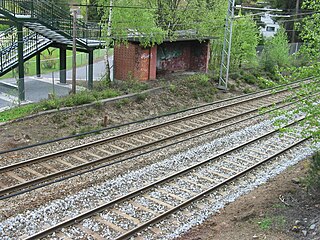 <span class="mw-page-title-main">Strand Station</span> Railway station in Bærum, Norway