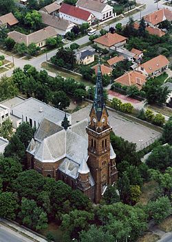 Luterana nova preĝejo en Szarvas