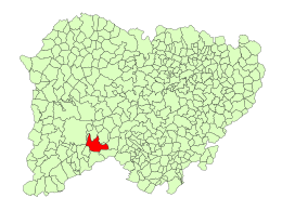 Serradilla del Arroyo - Localizazion