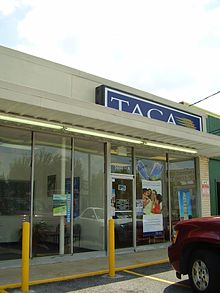 Houston office of TACA Airlines in Gulfton TACAOfficeinHouston.JPG