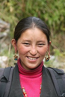 Tamang people Ethnic group, indigenous native of Nepal and India like Darjeeling, Sikkim and from Tibet .
